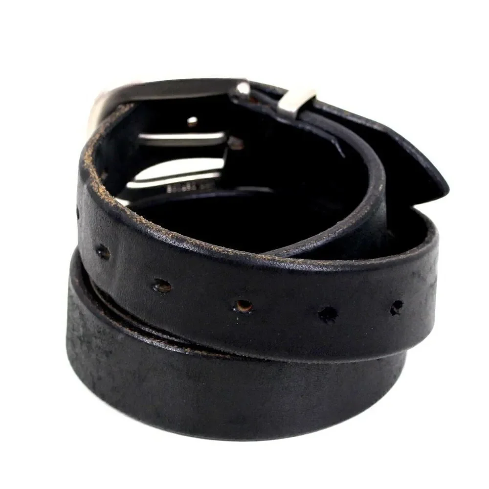 MOD DEPOSE SADDLE BLACK GENUINE LEATHER 1 1/8